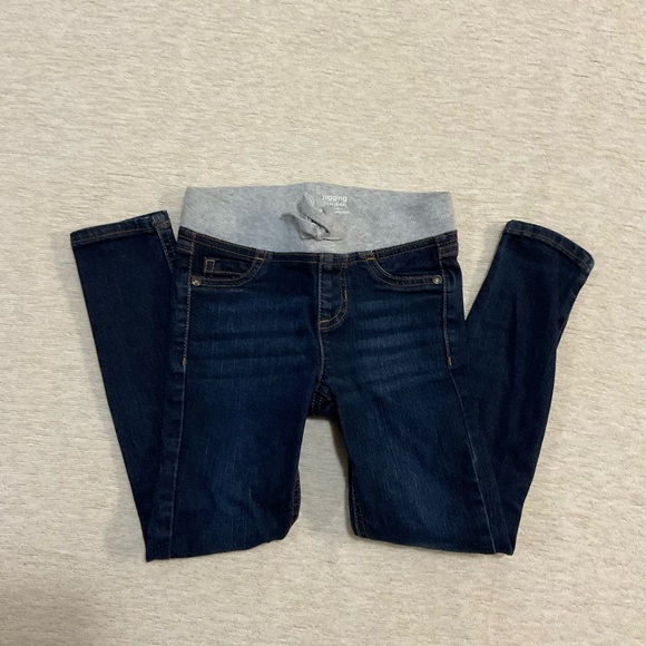 wonder nation Other - Dark Blue Girl's Jeans with Gray Waistband Size 6/6x